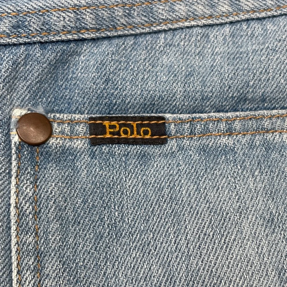 Polo Ralph Lauren Denim Belted Mini Skirt - Picture 10 of 11